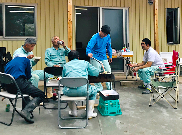 伊参農場でＢＢＱ