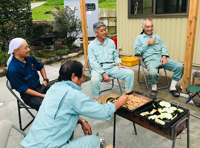 伊参農場でＢＢＱ